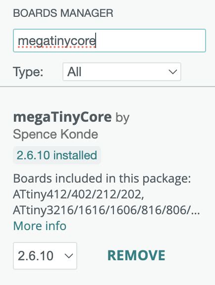 megaTinyCore/Installation.md at master .